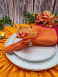 Coral Orchid Napkin Ring