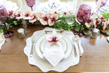 White And Purple Orchid Napkin Ring